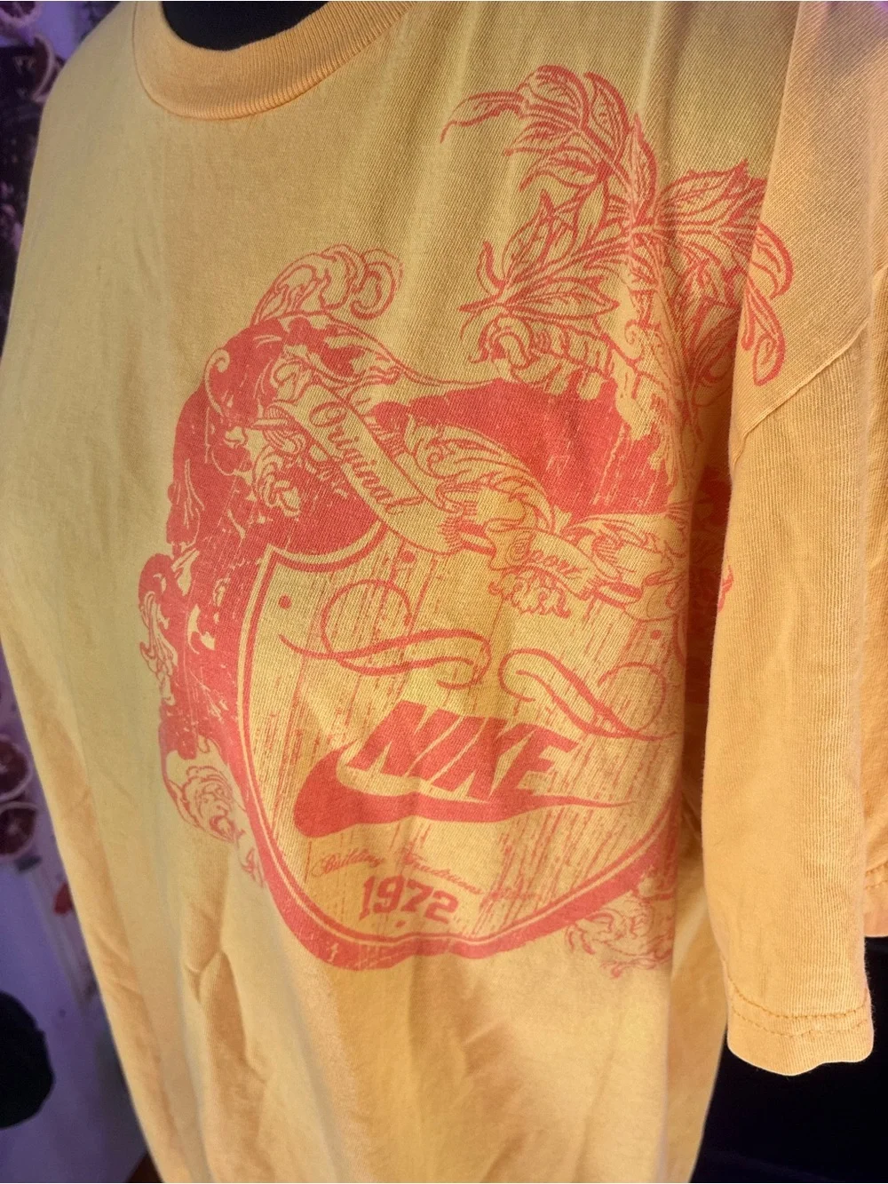 Yellow Nike Original Men's T-Shirt